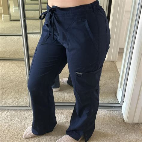 cherokee navy blue scrub pants.